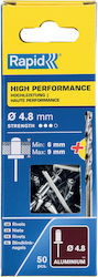 Rapid Nituri Aluminiu M4.8mm 50buc