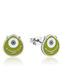 Disney Monsters Inc Mike Wazowski Σκουλαρίκια Πράσινα
