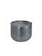 Rundes Beistelltisch Seitlich Aluminium Grau M52xP52xH39cm