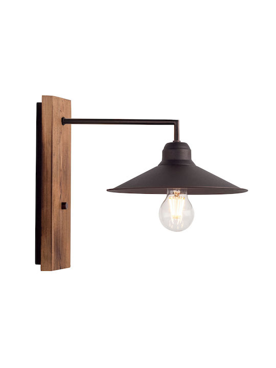 ArkoLight Vintage Φωτιστικό Τοίχου με Ντουί E27 Χάλκινο 30x30x40εκ.