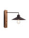 ArkoLight Vintage Φωτιστικό Τοίχου με Ντουί E27 Χάλκινο 30x30x40εκ.
