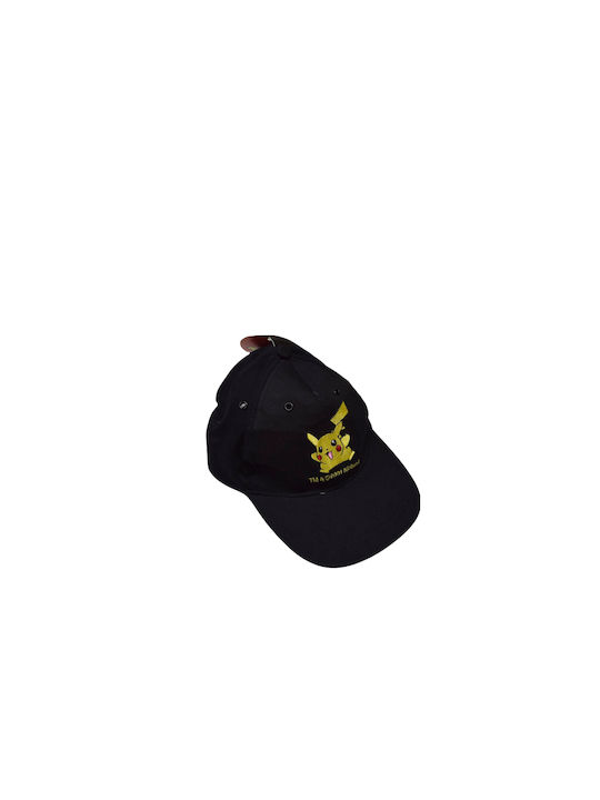 Apple Boxer Παιδικό Καπέλο Jockey Υφασμάτινο Pikachu Μαύρο