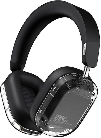Mondo Wireless / Wired Over Ear Headphones with 45 hours of Operation and Quick Charge Transparent