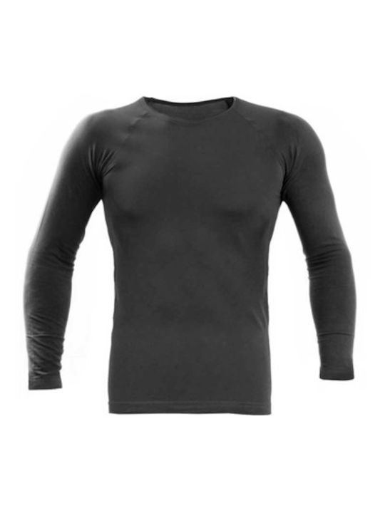 Survivors Herren Thermo Langarmshirt Schwarz
