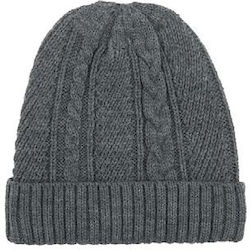 GPA Beanie Unisex Σκούφος Πλεκτός σε Μαύρο χρώμα