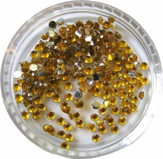 N&M Nails Strass pentru Unghii în Culoarea Galben 50buc