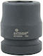 Action Socket Pneumatic Hex with Square Drive 3/4" Diameter 3/4"