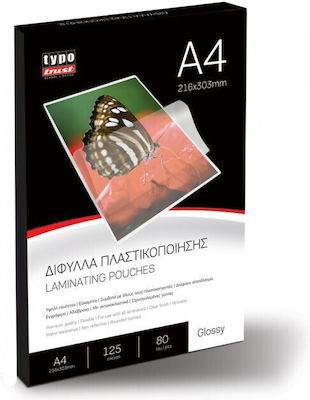 Typotrust Laminating Sheets A4 80 microns 100pcs