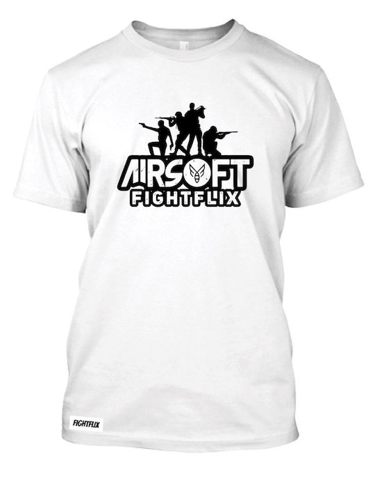 FightFlix T-shirt Λευκό