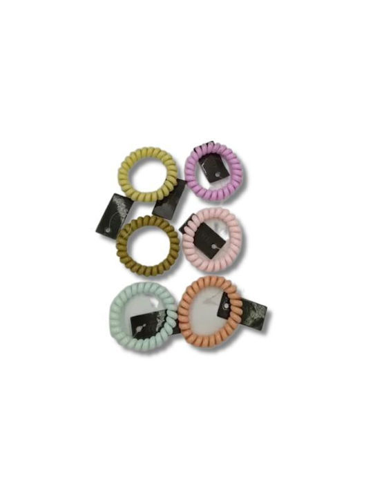 Azure Kids Hair Tie Spiral (Various Designs) 1pc AZ-MA-0414