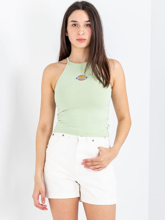 Chain Lake Bluza Damă De Vară Din Bumbac Fără Mâneci Verde