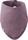 Bibs Μπαντάνα Υφασμάτινη με Τσέπη Mauve για 0 m+
