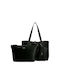 Guess Set Damen Tasche Schulter Schwarz