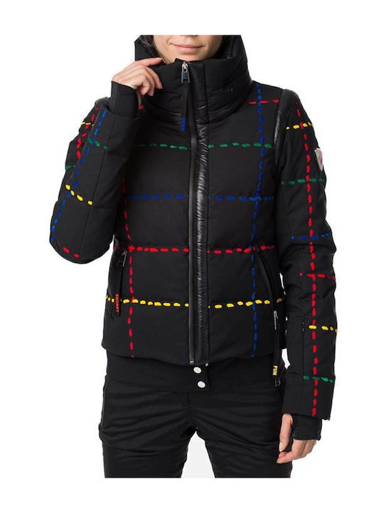Jcc Mooni Flock Women's Short Puffer Jacket for Winter Black