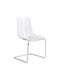 My Truth Dining Room Polypropylene Chair Transparent 46x50x82cm 2pcs