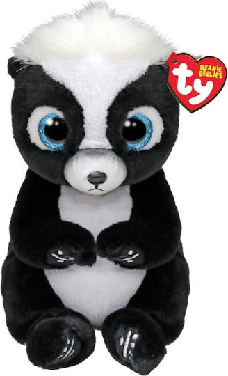TY Λούτρινο Beanie Bellies Rukus Χνουδωτό Κουνάβι για Νεογέννητα 15 εκ.