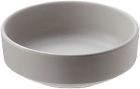 Leone Servierschüssel Rund aus Melamin Beige mit Durchmesser 12cm