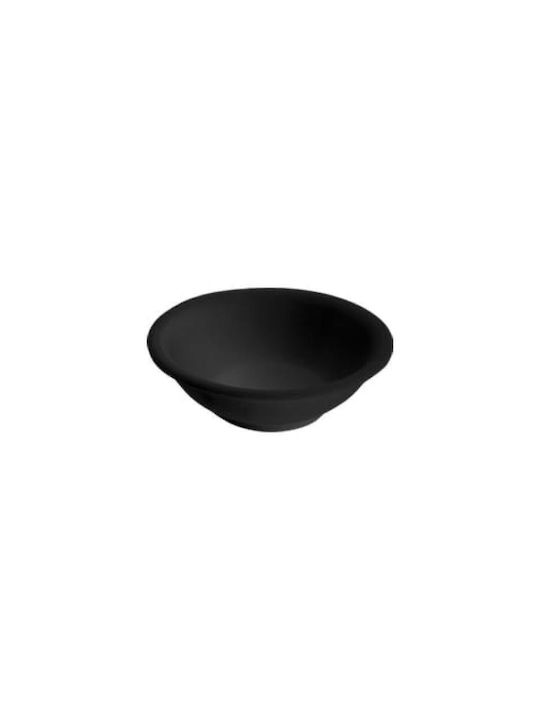 Viosarp Serving Bowl Round made of Melamine Black