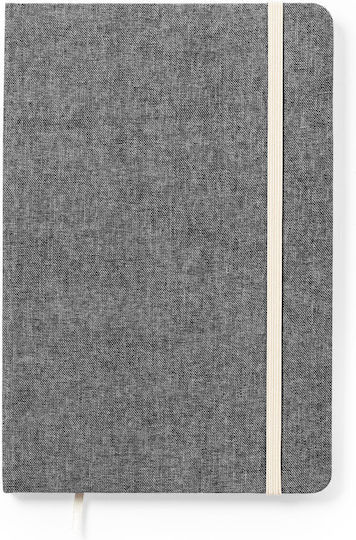 Makito Notizbuch 100 Blätter mit Gummiband Beige