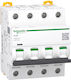 Schneider Electric Automatischer Schutzschalter 3A Vierpolig AC A9F74403