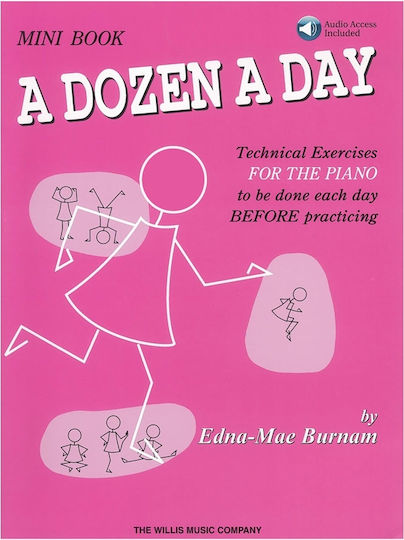 Willis Music Edna-mae Burnam A Dozen A Day Mini Book für Klavier