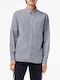 Lacoste Men's Shirt Long Sleeve Blue