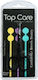 Pharmalead Stainless Nail Scissors with Curved Tip Black 1 Piece