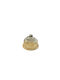 Lampiris Interiors General Use Vase with Lid Wooden Transparent 13x18cm 1 Pieces
