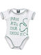 Panathinaikos Baby Bodysuit Short-Sleeved White