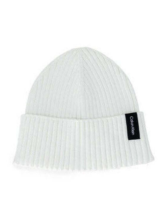 Calvin Klein Beanie Unisex Σκούφος Πλεκτός σε Μαύρο χρώμα