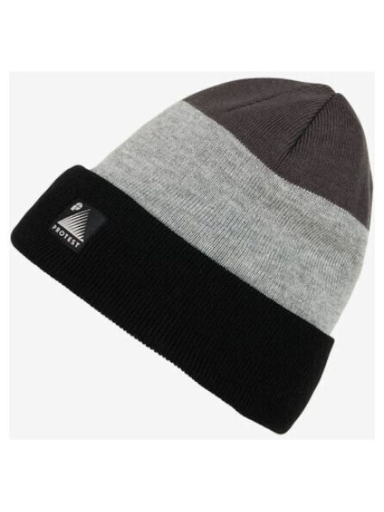 Protest Beanie Unisex Σκούφος Πλεκτός σε Μαύρο χρώμα