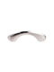 Mital Handgriff Möbelgriff aus Metallisch Nickel Matte 15-10-3160 1Stück