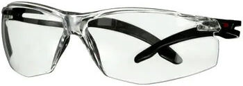 3M Sf501afblk Safety Glasses for Protection with Transparent Lenses 1pcs