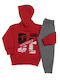 Prod Kids Sweatpants Set Red 2pcs