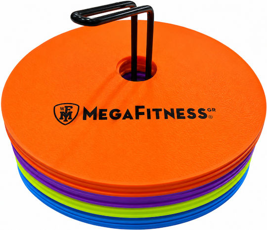 MegaFitness Конус за тренировка в цвят Оранжев