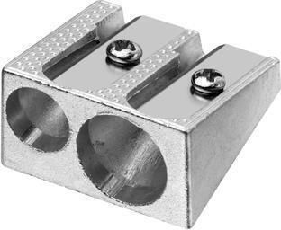 Westcott Metallic Double Sharpener Silver 20pcs