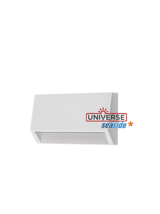 Universe Aplica de exterior montată pe perete LED IP65 3W cu Alb Cald Lumină