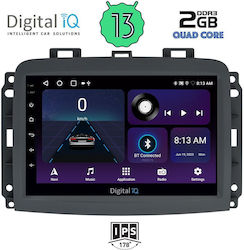 Digital IQ Sistem Audio Auto pentru Fiat 500L 2012> (Bluetooth/USB/AUX/WiFi/GPS/Android-Auto) cu Ecran Tactil 10"