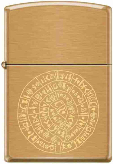 Zippo Festos Disc Αναπτήρας Φλόγας σε Χρυσό χρώμα