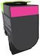 Eurolaser Compatible Toner for Laser Printer Lexmark 71B2HM0 Magenta