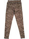 Frauen Lang Leggings Mehrfarbig