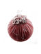 Hängendes Kugel Ornament Ornament Rosa mit Pailletten 7.6cm