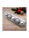 Ornament suspendat Glob Argintiu 5buc Set 5buc