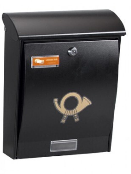 Arregui Outdoor Mailbox Metallic in Black Color