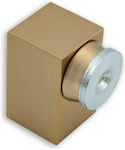 Magnetic Metallic Door Stopper Gold