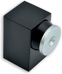 Magnetic Metallic Door Stopper Black