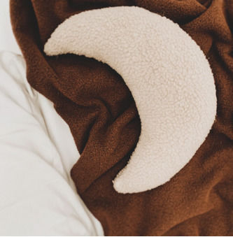 Bubbles Lover Handmade Crib Decorative Pillow Beige