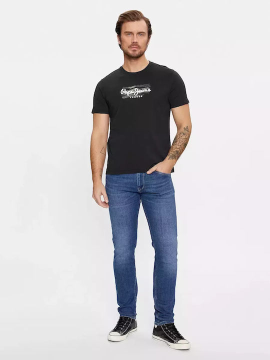 Pepe Jeans Fit Ανδρικό Παντελόνι Τζιν σε Κανονική Εφαρμογή Μπλε