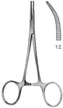 Hilbro Medical & Surgical Curved Forcep 14cm