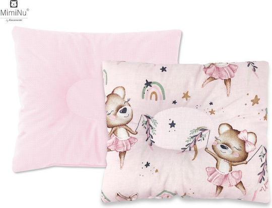 MimiNu Pernă Decorativă Pentru Copii Roz Față și Spate 23x26cm